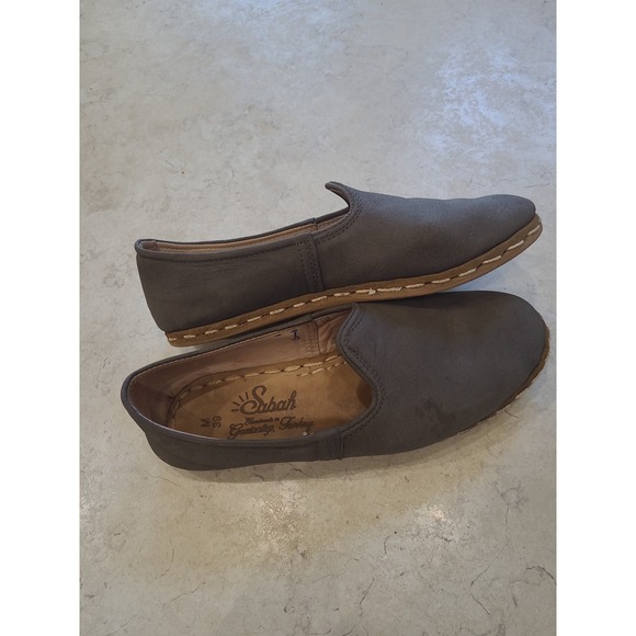 Sabah Leather Handmade  Loafers Ashland Gray Men SZ 39 US 7.5-8 quiet luxury - Picture 2 of 11